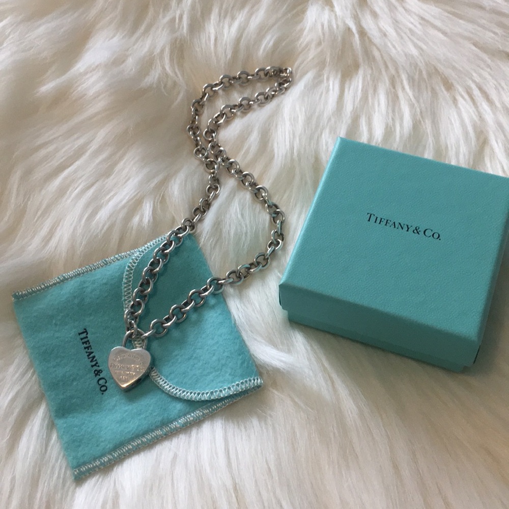 Tiffany Padlock Heart Choker